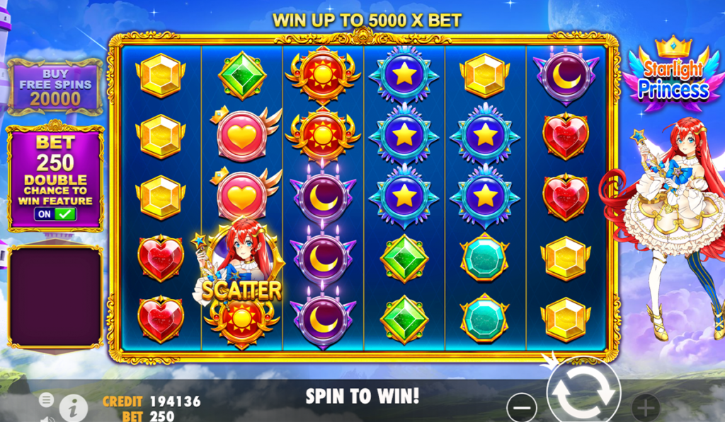 Starlight Princess İncelemesi: Pragmatic Play'in Büyülü Slot Oyunu